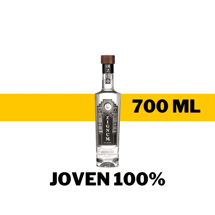 MEZCAL ZIGNUM JOVEN 100% 700 ML