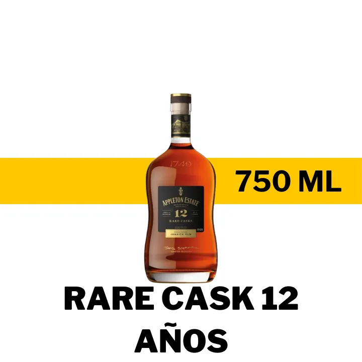 RON APPLETON ESTATE RARE CASK 12 AÑOS 750 ML