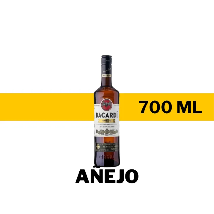 RON BACARDI AÑEJO 700 ML