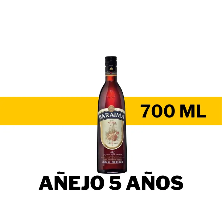 RON BARAIMA AÑEJO 5 AÑOS 700 ML