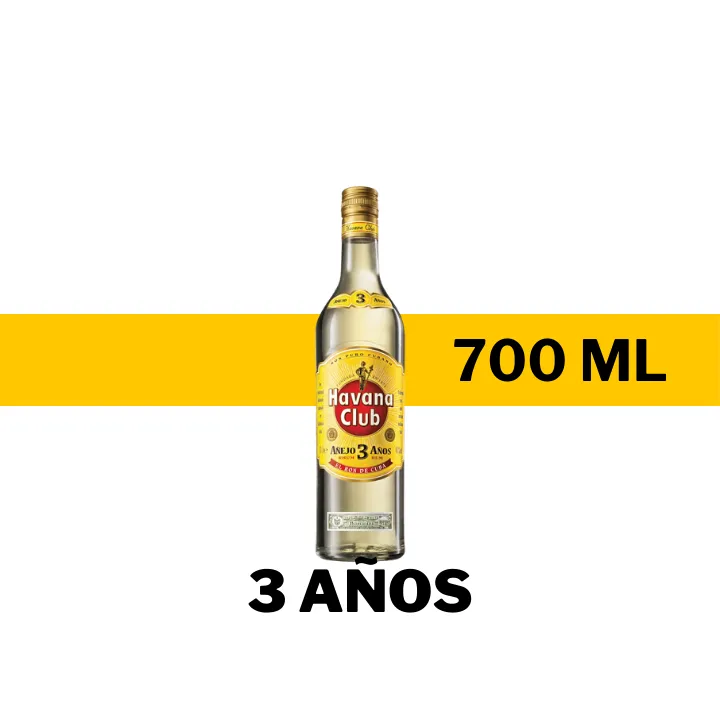 RON HAVANA 3 AÑOS 700 ML