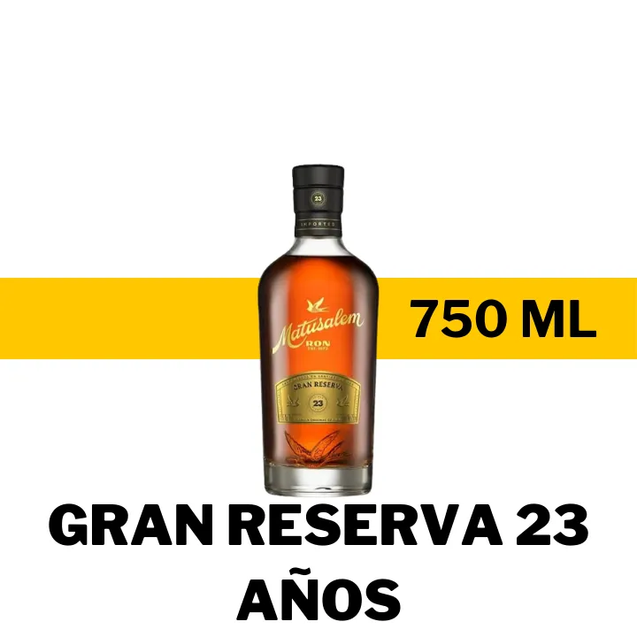 RON MATUSALEM GRAN RESERVA 23 AÑOS 750 ML