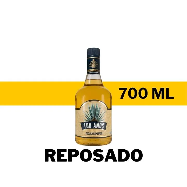 TEQUILA 100 AÑOS REPOSADO 700 ML