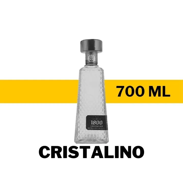 TEQUILA 1800 CRISTALINO AÑEJO 700 ML
