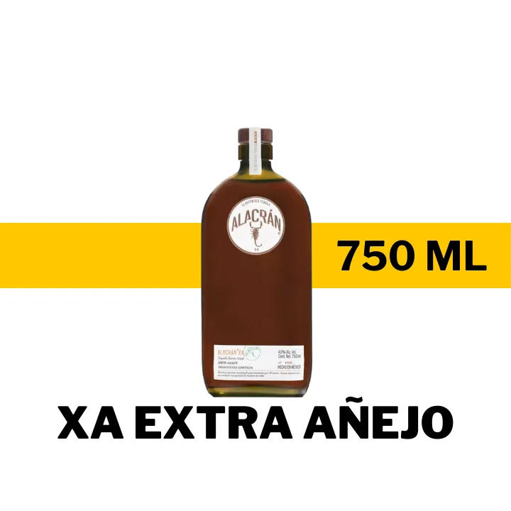 TEQUILA ALACRAN XA EXTRA AÑEJO 750 ML