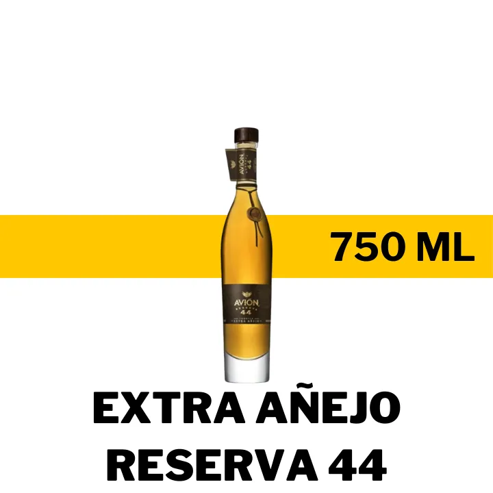 TEQUILA AVION EXTRA AÑEJO RESERVA 44 750 ML