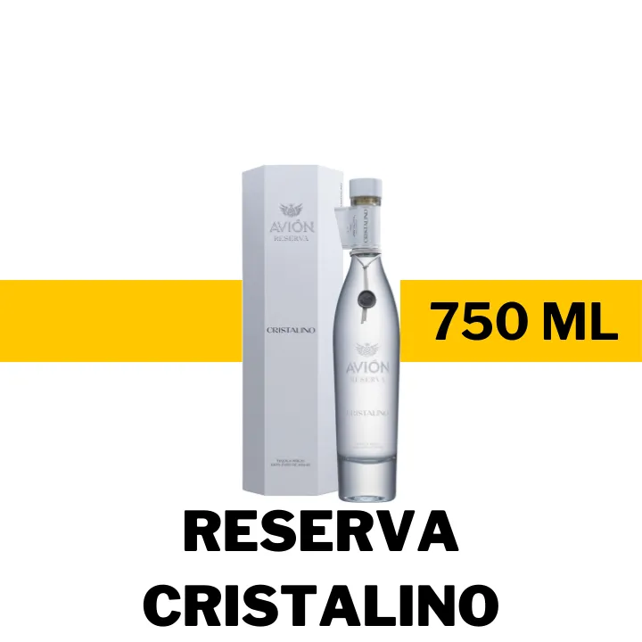 TEQUILA AVION RESERVA CRISTALINO 750 ML