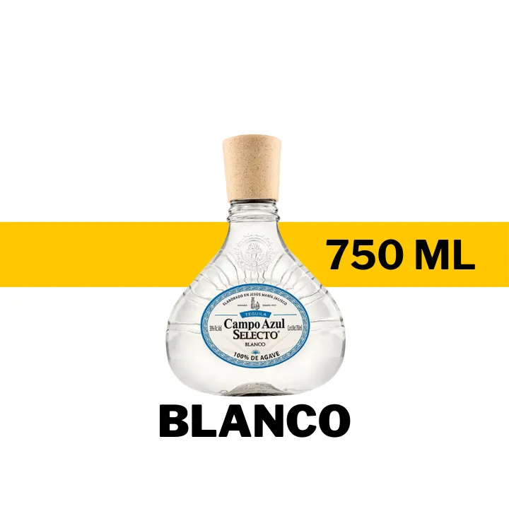 TEQUILA CAMPO AZUL BLANCO 750 ML