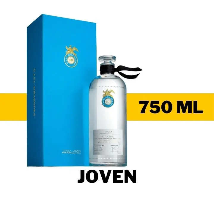 TEQUILA CASA DRAGONES JOVEN 750 ML