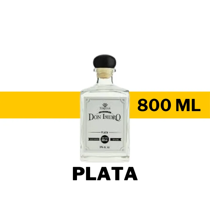 TEQUILA DON ISIDRO PLATA 800 ML