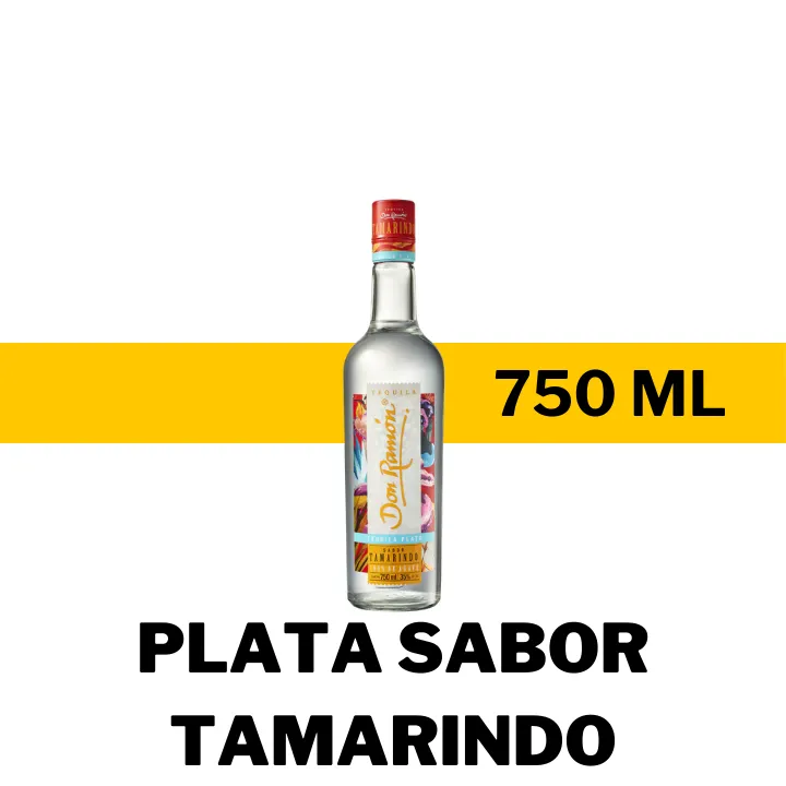 TEQUILA DON RAMON PLATA SABOR TAMARINDO 750 ML