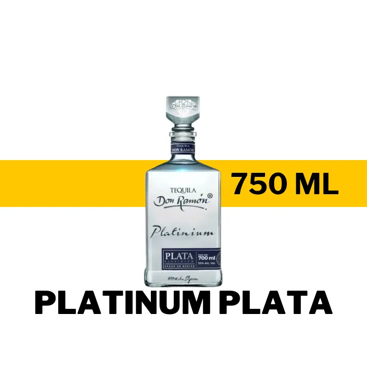TEQUILA DON RAMON PLATINUM PLATA 750 ML