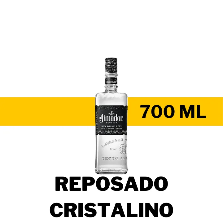 TEQUILA EL JIMADOR REPOSADO CRISTALINO 700 ML