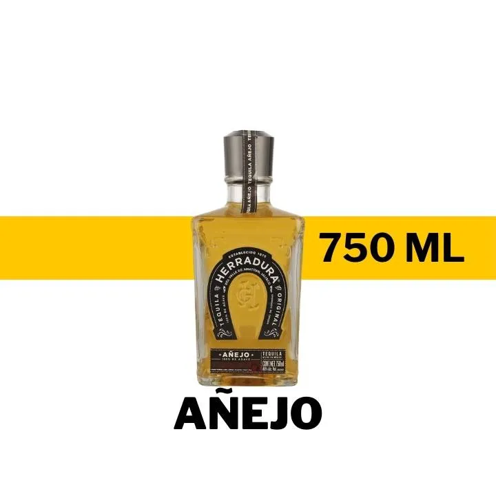 TEQUILA HERRADURA AÑEJO 750 ML