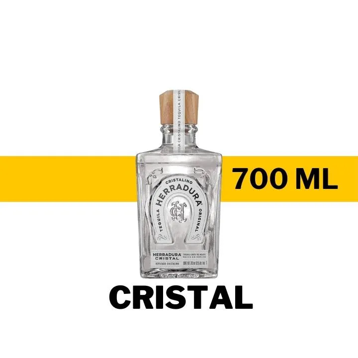 TEQUILA HERRADURA REPOSADO CRISTAL 700 ML