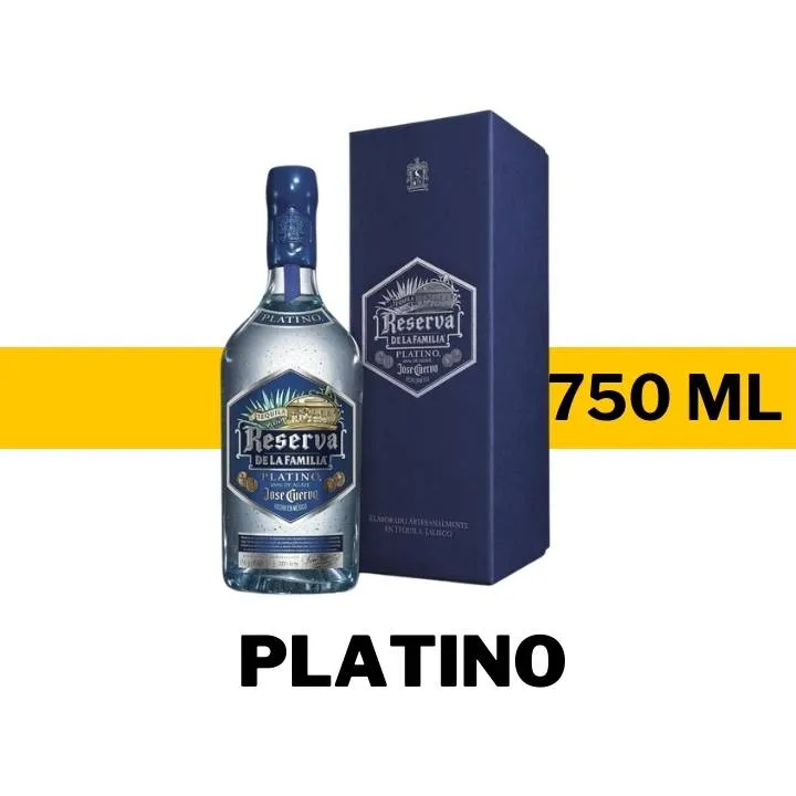 TEQUILA JOSE CUERVO RESERVA DE LA FAMILIA PLATINO 750 ML
