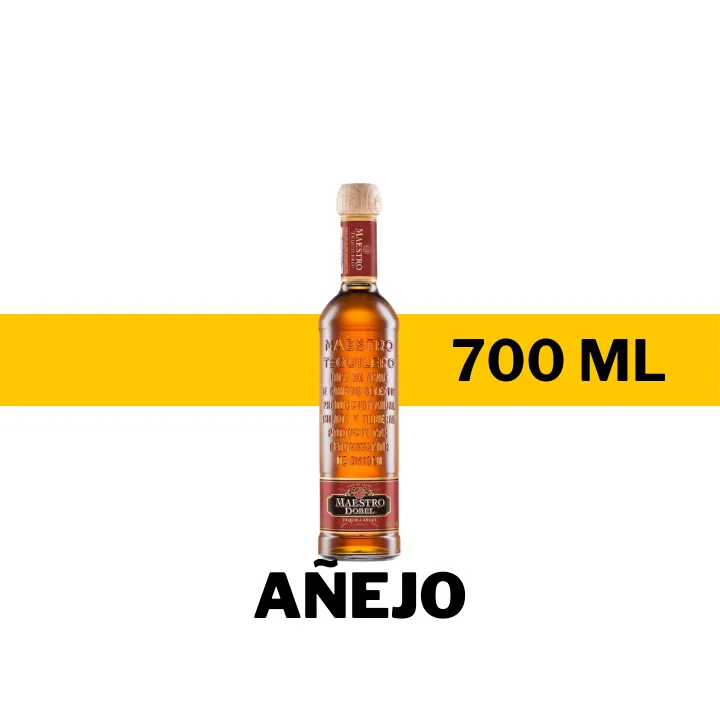 TEQUILA MAESTRO DOBEL AÑEJO 700 ML