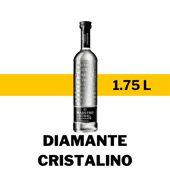 TEQUILA MAESTRO DOBEL DIAMANTE CRISTALINO 1.75 L