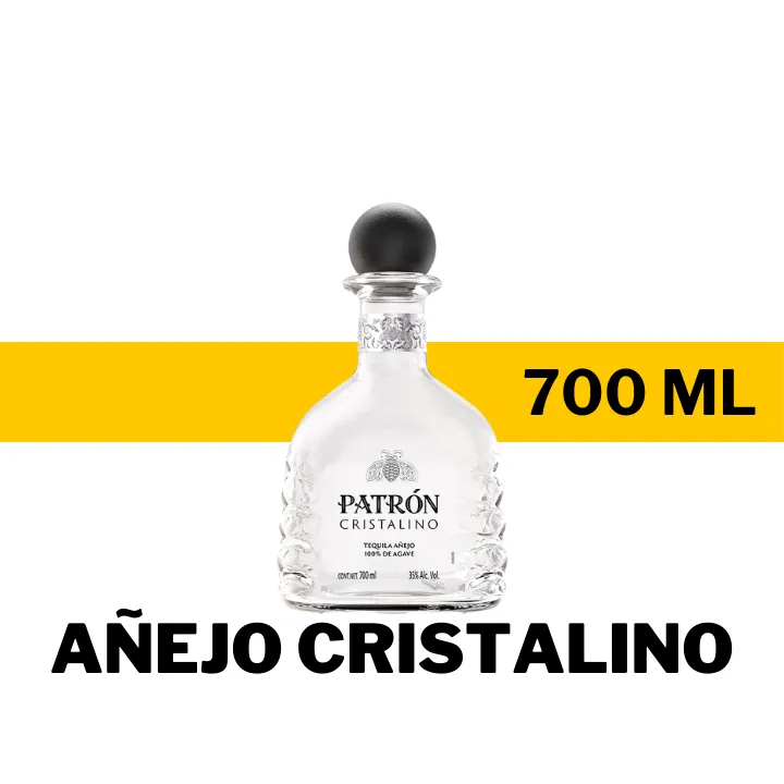 TEQUILA PATRON AÑEJO CRISTALINO 700 ML