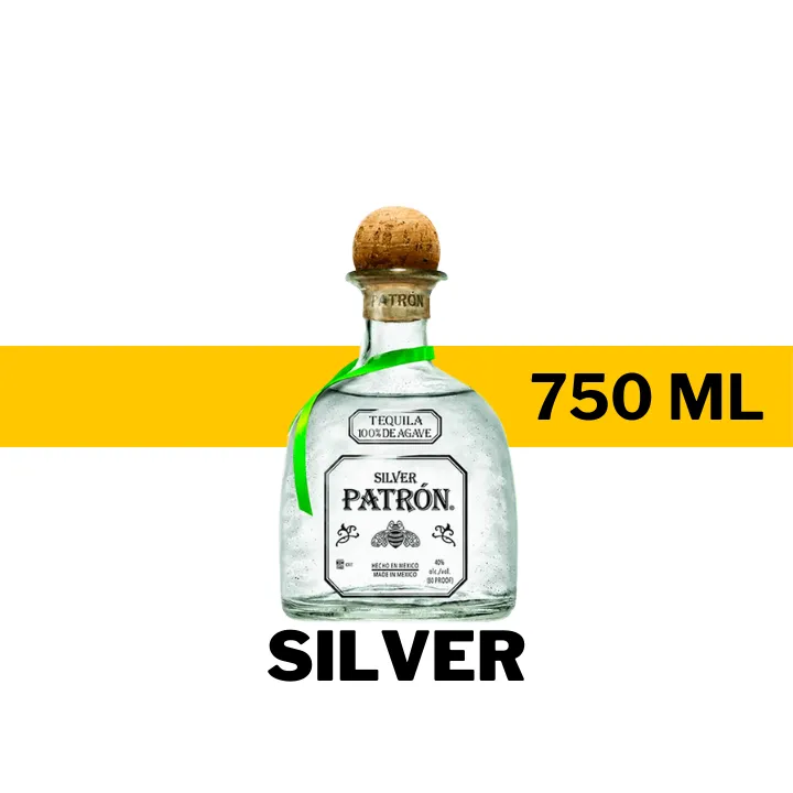 TEQUILA PATRON SILVER 750 ML