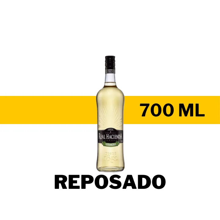 TEQUILA REAL HACIENDA REPOSADO 700 ML