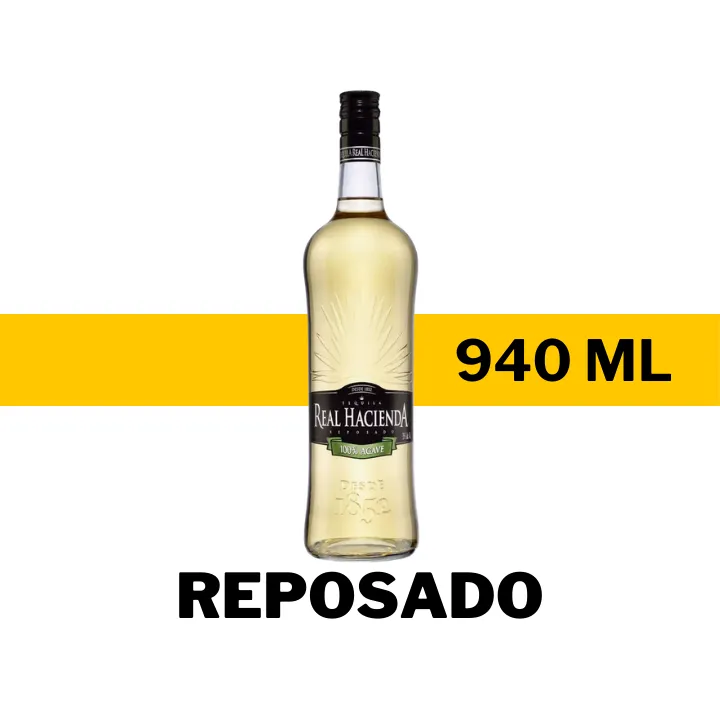TEQUILA REAL HACIENDA REPOSADO 940 ML