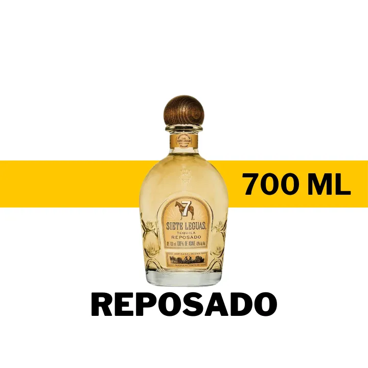 TEQUILA 7 LEGUAS REPOSADO 700 ML