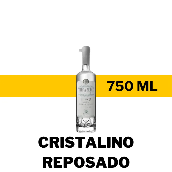 TEQUILA TIERRA NOBLE CRISTALINO REPOSADO 750 ML