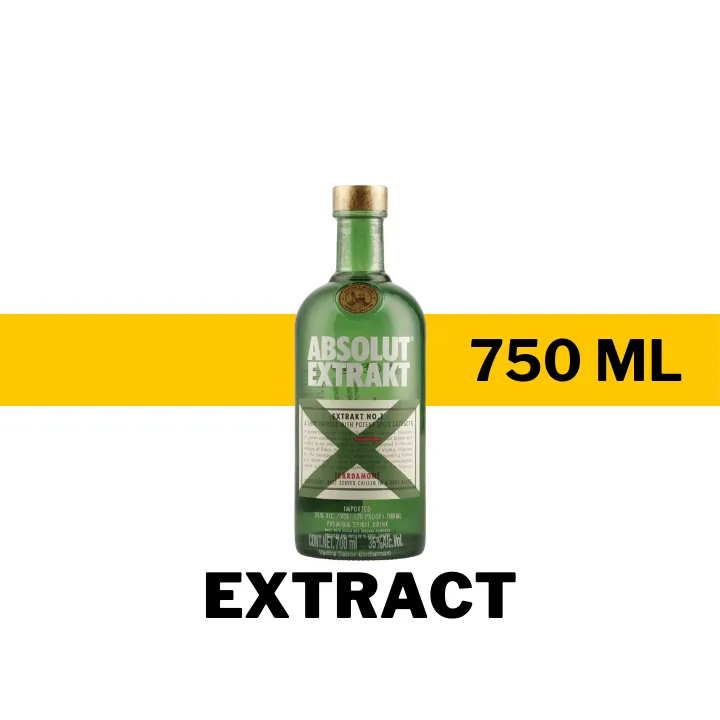 VODKA ABSOLUT EXTRAKT 750 ML