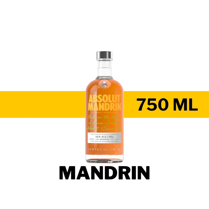 VODKA ABSOLUT MANDRIN 750 ML
