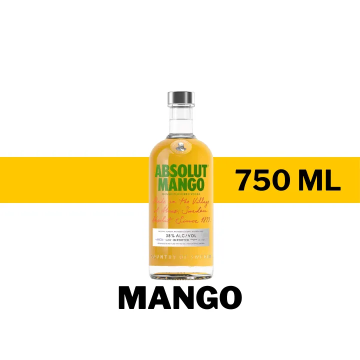 VODKA ABSOLUT MANGO 750 ML