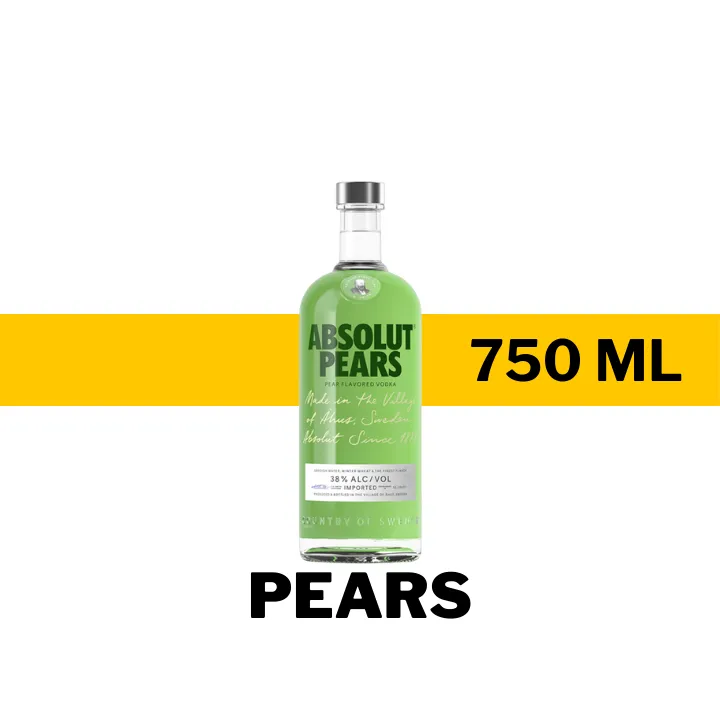 VODKA ABSOLUT PEARS 750ML