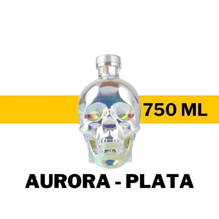 VODKA CRYSTAL HEAD AURORA - PLATA 750 ML