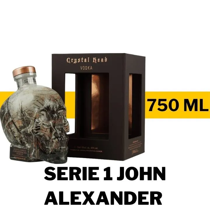 VODKA CRYSTAL HEAD SERIE 1 JOHN ALEXANDER 750 ML