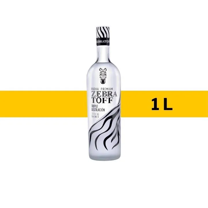 VODKA ZEBRA TOFF 1 L