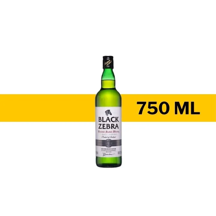 WHISKY BLACK ZEBRA 750 ML