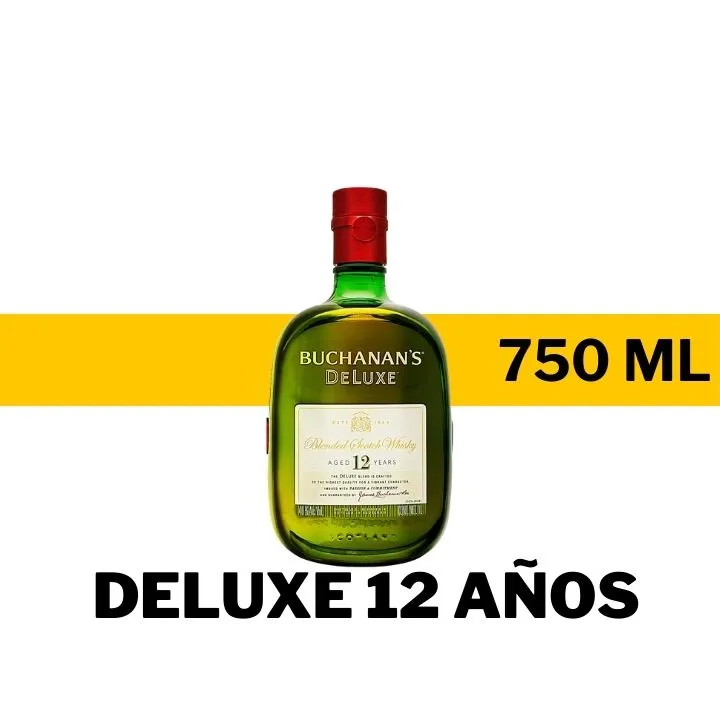 WHISKY BUCHANANS DELUXE 12 AÑOS 750 ML