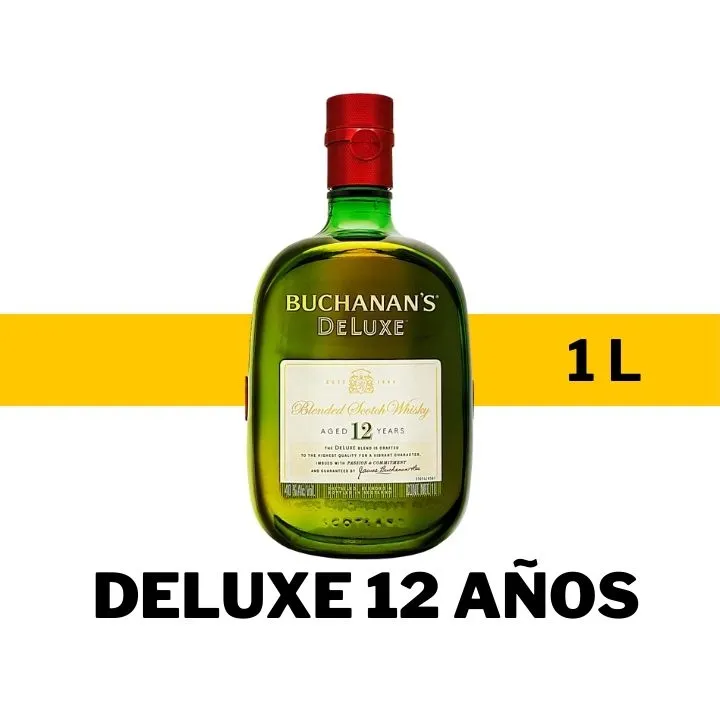 WHISKY BUCHANANS DELUXE 12 AÑOS 1 L
