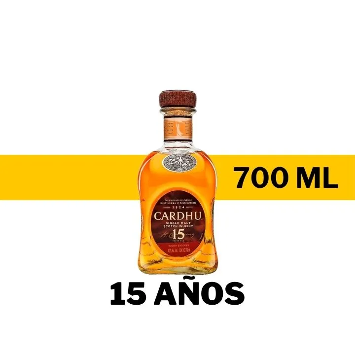 WHISKY CARDHU 15 AÑOS 700 ML