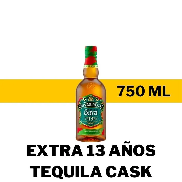 WHISKY CHIVAS REGAL EXTRA 13 AÑOS TEQUILA CASK 750 ML