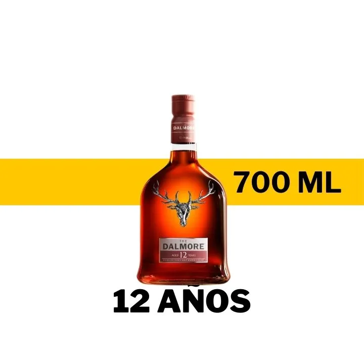 WHISKY DALMORE 12 AÑOS 700 ML