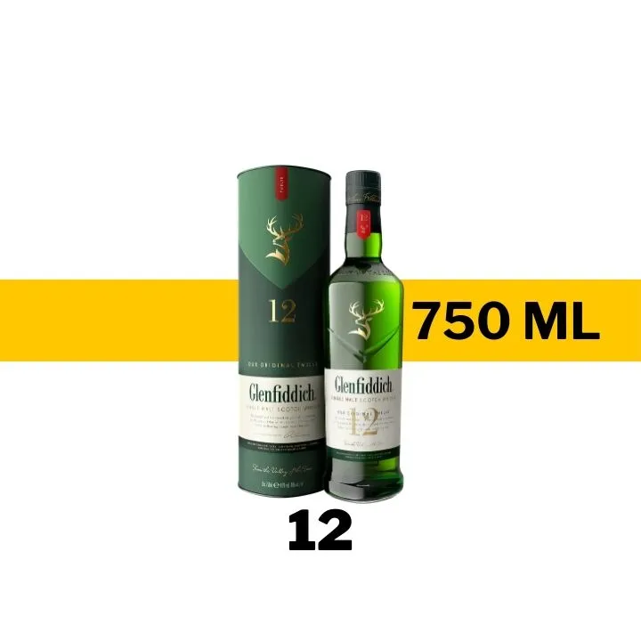 WHISKY GLENFIDDICH 12 750 ML