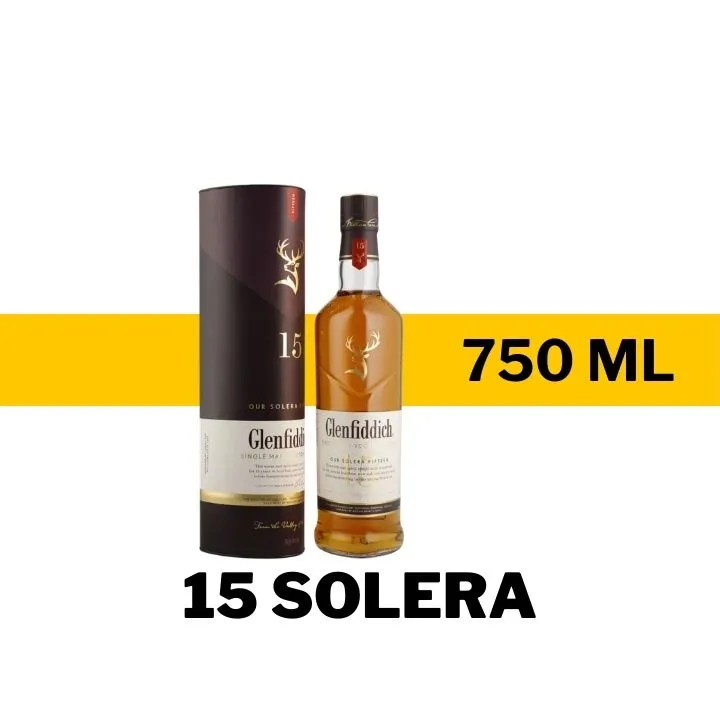 WHISKY GLENFIDDICH 15 SOLERA 750 ML