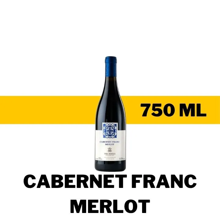 V.T.M. TRES RAÍCES CABERNET FRANC MERLOT 750 ML