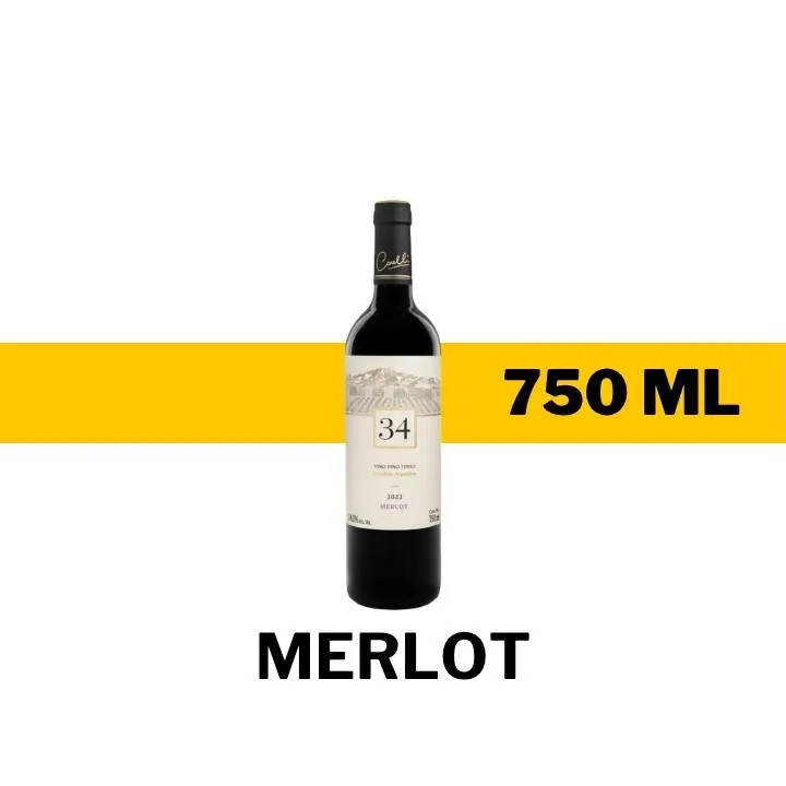 V.T.A. 34 MERLOT 750 ML