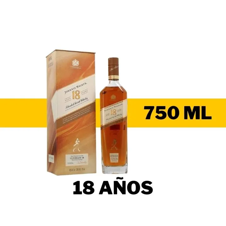 WHISKY JOHNNIE WALKER 18 AÑOS 750 ML