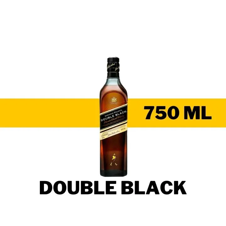 WHISKY JOHNNIE WALKER DOUBLE BLACK 750ML