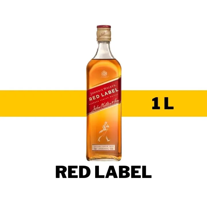 WHISKY JOHNNIE WALKER RED LABEL 1 L
