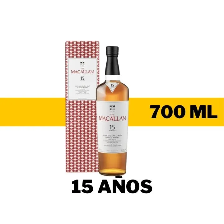 WHISKY MACALLAN 15 AÑOS DOUBLE CASK 700 ML