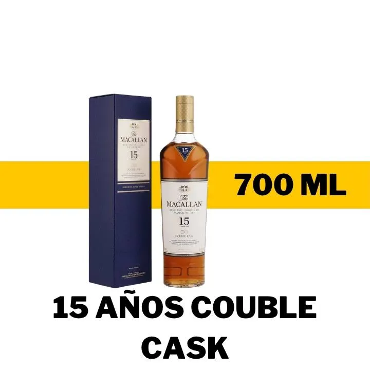 WHISKY MACALLAN 15 AÑOS DOUBLE CASK 700 ML